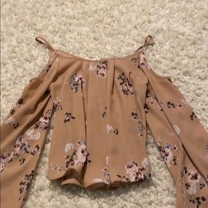 Dry goods shoulder cut out top